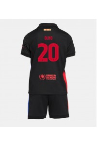 Fotbalové Dres Barcelona Dani Olmo #20 Dětské Venkovní Oblečení 2024-25 Krátký Rukáv (+ trenýrky)